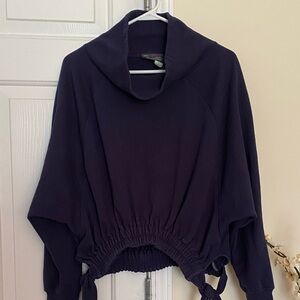 Anthropologie Elegant Cowl Neck Purple Sweater